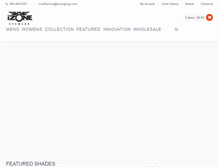 Tablet Screenshot of izonesunglasses.com